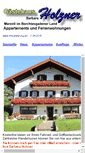 Mobile Screenshot of gaestehaus-holzner.de