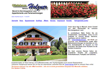Tablet Screenshot of gaestehaus-holzner.de